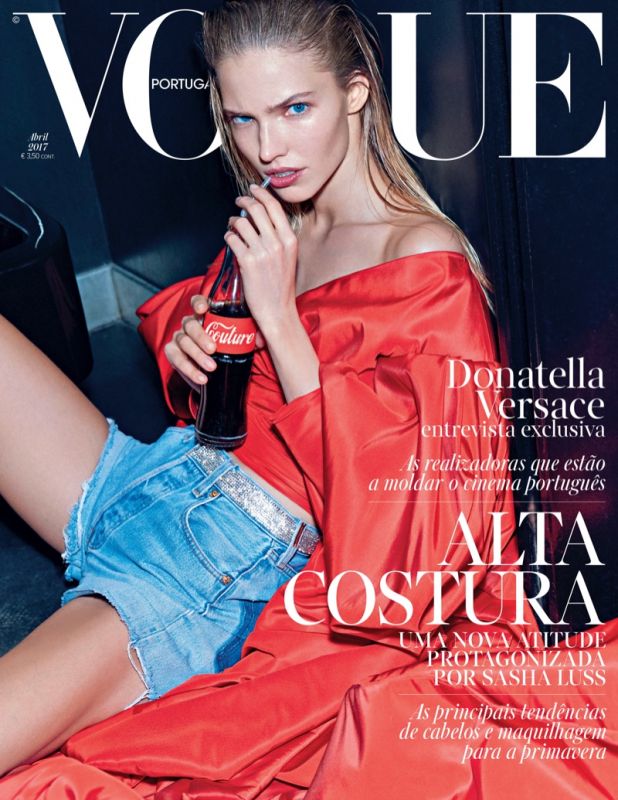 Саша Лусс в португальском Vogue
