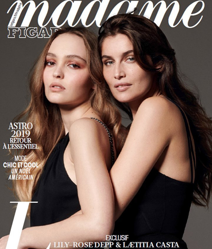 Лили-Роуз Депп и Летиция Каста украсили обложку Madame Figaro